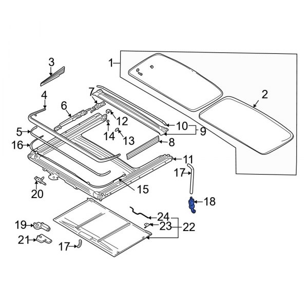 Sunroof Drain Hose