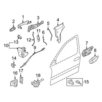 Volvo OE - Front Door - Lock & Hardware