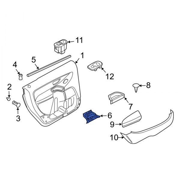 Interior Door Pull Handle