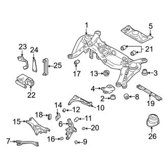 Volvo OE - Rear Suspension - Suspension Components (3.2 FWD)