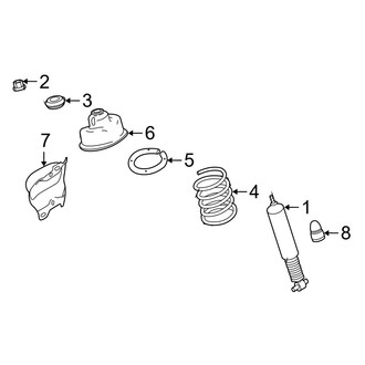Volvo OE - Rear Suspension - Shocks & Components (AWD)