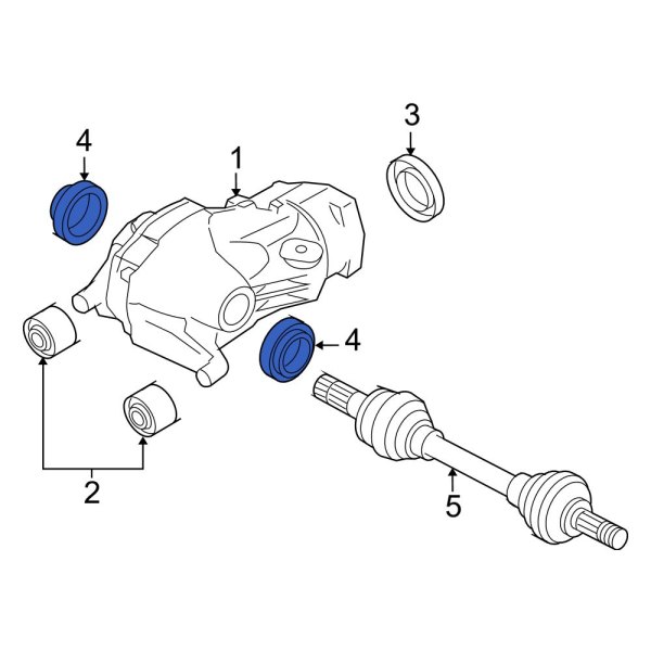 Volvo OE 8653928 CV Joint Oil Seal Dust Shield
