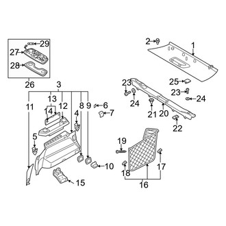 Volvo OE - Rear Body & Floor - Interior Trim (7 Passenger, Rear Body & Sides)