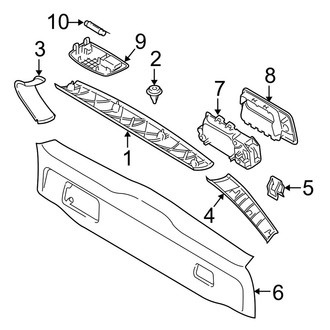 Volvo OE - Lift Gate - Interior Trim