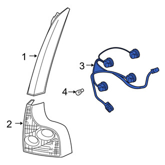 Volvo OE - Rear Tail Light Wiring Harness