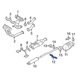 Volvo OE - Front Exhaust Muffler Bracket