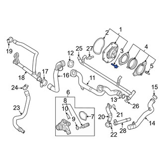 Volvo OE - Engine Oil Cooler Bolt