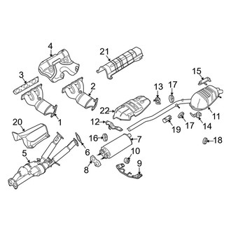 Volvo OE - Exhaust System - Exhaust Components (3.2)