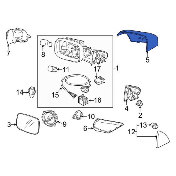 Door Mirror Cover