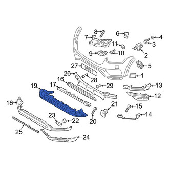 Volvo OE - Front Radiator Support Splash Shield