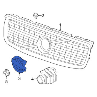 Volvo OE - Front Grille Emblem