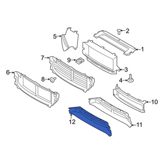 Volvo OE - Front Lower Radiator Support Air Duct