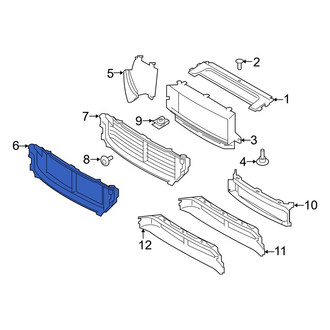 Volvo OE - Front Upper Radiator Support Air Deflector