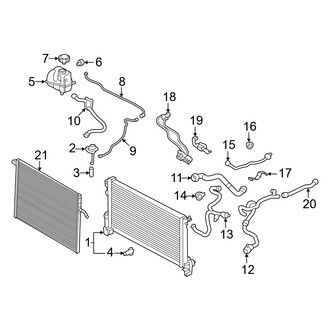 Volvo OE - Cooling - Radiator & Components (T5 Inscription / T5 Momentum / T5 R-Design / T6 First Edition / T6 Inscription / T6 Momentum / T6 R-Design)