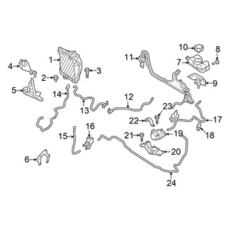 Volvo OE - Cooling - Coolant Lines (Battery, Front), (T8 Core / T8 Plus / T8 Ultra)