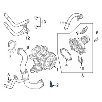 Volvo OE - Engine Water Pump Bolt