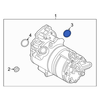 Volvo OE - A/C Compressor O-Ring