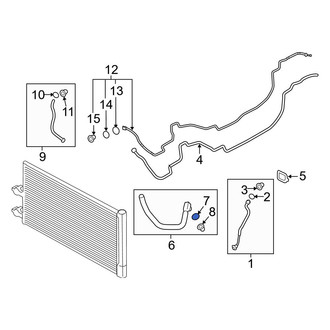 Volvo OE - A/C Evaporator Core O-Ring