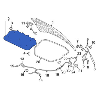 Volvo OE - Front Hood Insulation Pad