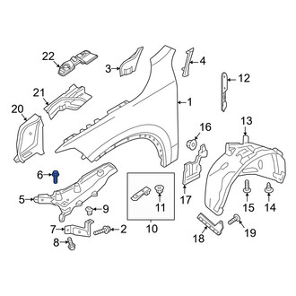 Volvo OE - Fender Rail Bolt