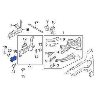 Volvo OE - Front Left Frame Rail End
