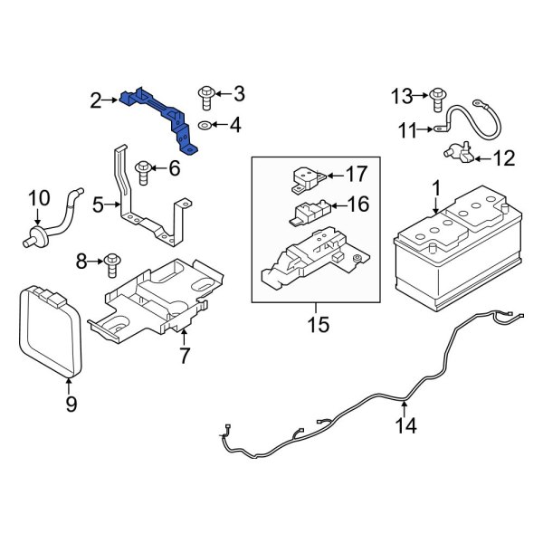 Battery Hold Down