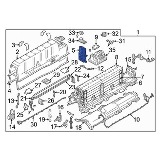 Volvo OE - Center Drive Motor Battery Pack Control Module