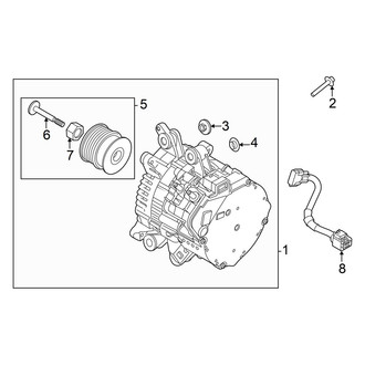 Volvo OE - Electrical Components (Integrated Starter Generator), (B5 Core / B5 Plus / B5 Ultra / B6 Core / B6 Plus / B6 Ultra)