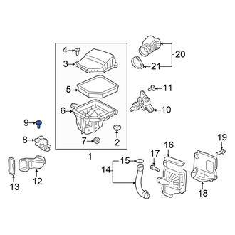 Volvo OE - Air Filter Housing Screw