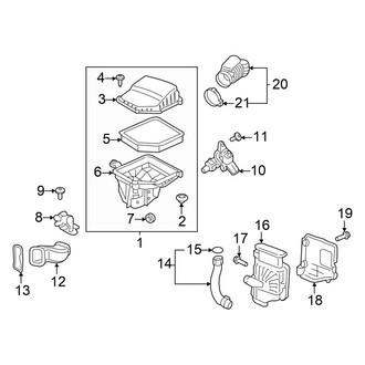 Volvo OE - Engine / Transaxle - Air Intake (Air Cleaner)