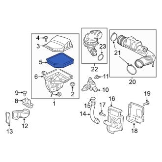 Volvo S90 OEM Air Intake Parts | Filters, Manifolds — CARiD.com