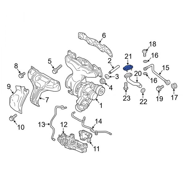 Turbocharger Oil Line Gasket