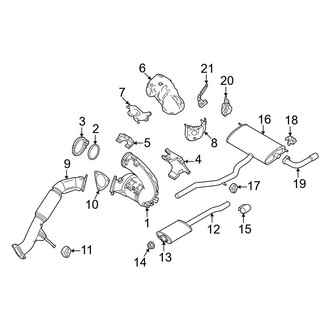 Volvo OE - Exhaust System - Exhaust Components