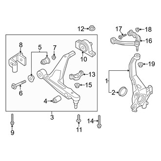 Volvo OE - Front Suspension - Suspension Components