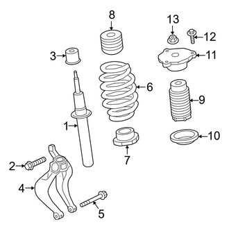 Volvo OE - Front Suspension - Struts & Components (W/O Auto Level)