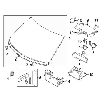 Volvo OE - Windshield - Glass