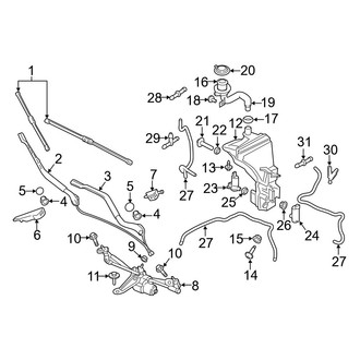 Volvo OE - Windshield - Wiper & Washer Components