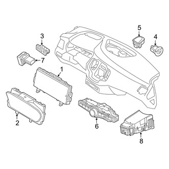 Volvo OE - Instrument Panel - Cluster & Switches (To CH# 348732)