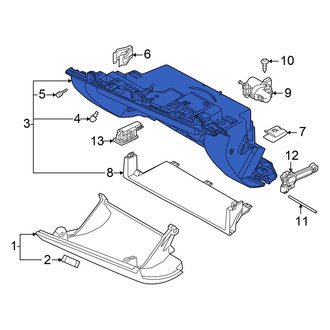 Volvo OE - Front Glove Box Housing