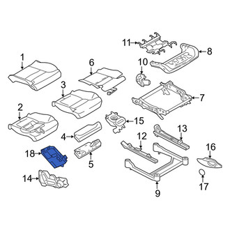 Volvo OE - Front Left Power Seat Control Module