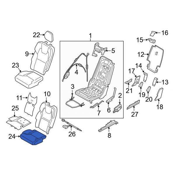 Seat Cushion Pad