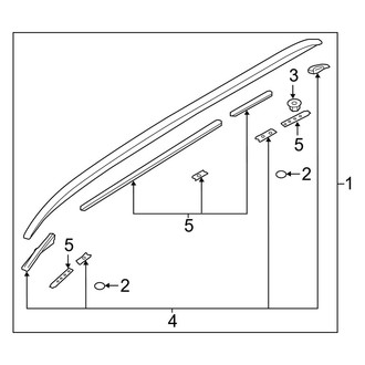 Volvo OE - Roof - Exterior Trim