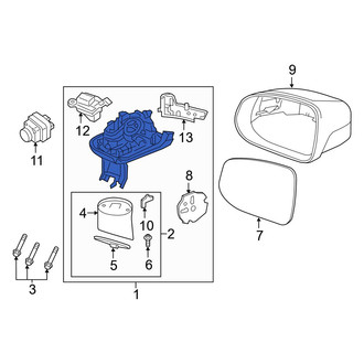 Volvo OE - Front Left Door Mirror
