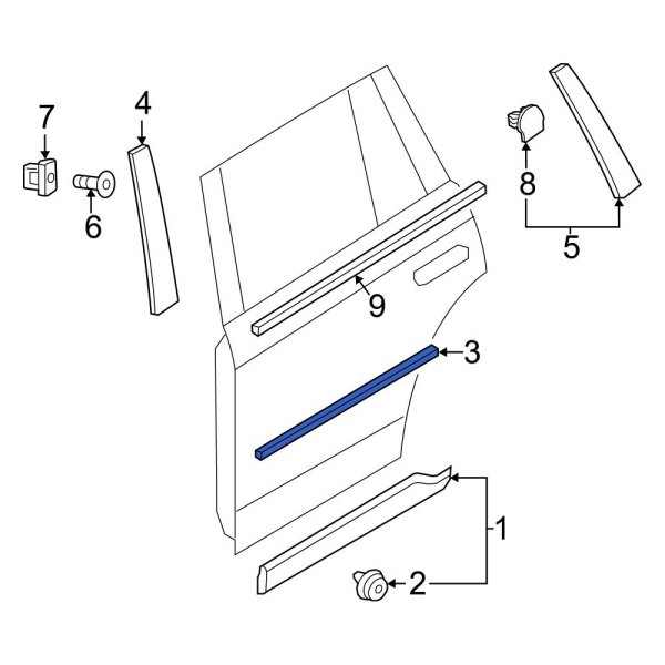 Door Belt Molding