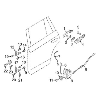 Volvo OE - Rear Door - Lock & Hardware