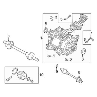 Volvo OE - Rear Suspension - Axle & Differential (T8 Core / T8 Plus / T8 Ultra)