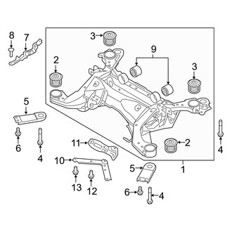 Volvo OE - Rear Suspension - Suspension Mounting (B5 Core / B6 Core / B6 Plus / B6 Ultimate)