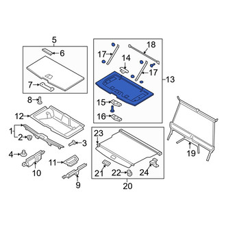Volvo OE - Rear Luggage Compartment Cover