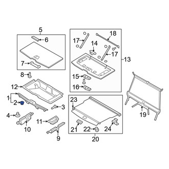 Volvo OE - Body A-Pillar Trim Panel Clip