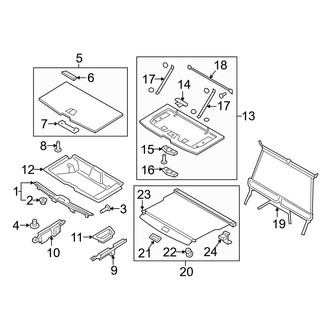 Volvo OE - Rear Body & Floor - Interior Trim (T8 Inscription / T8 Momentum / T8 R-Design)